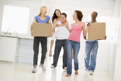Mobile self storage container delivered to a Croydon home