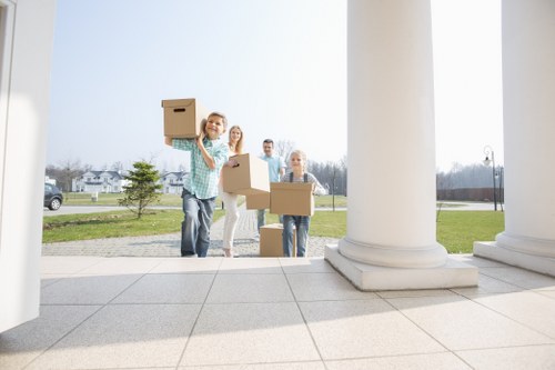 Careful packing and furniture protection for a Croydon flat move