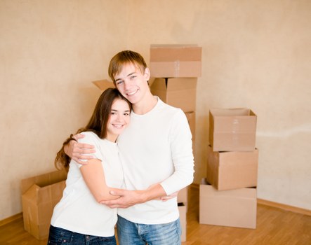 Secure storage unit aisle with access and safety emphasis